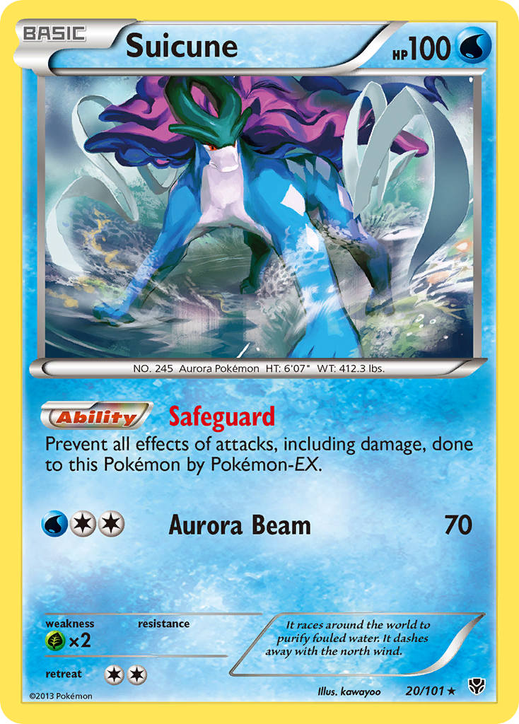 Suicune (20/101) [Black & White: Plasma Blast] - The Mythic Store | 24h Order Processing