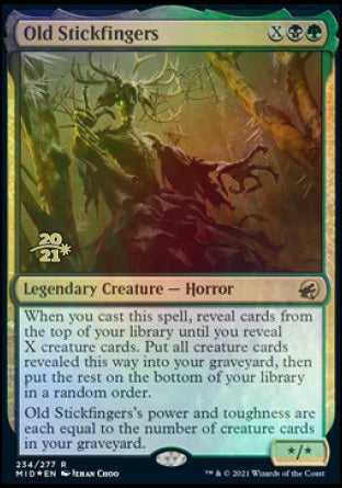 Old Stickfingers [Innistrad: Midnight Hunt Prerelease Promos] - The Mythic Store | 24h Order Processing