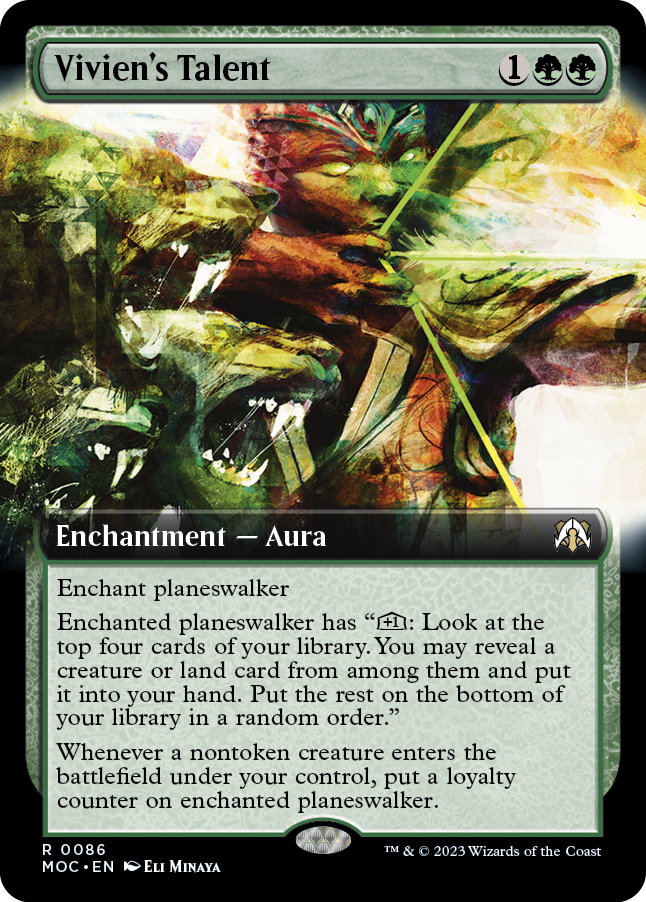 Vivien's Talent (Extended Art) [March of the Machine Commander] - The Mythic Store | 24h Order Processing