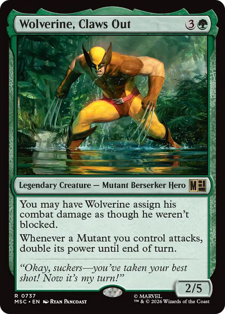 Wolverine, Claws Out [Marvel Super Heroes Commander] - The Mythic Store | 24h Order Processing
