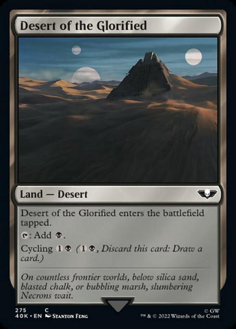 Desert of the Glorified (Surge Foil) [Warhammer 40,000] - The Mythic Store | 24h Order Processing