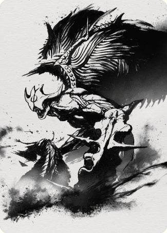 Phyrexian Vindicator 2 Art Card [Phyrexia: All Will Be One Art Series] - The Mythic Store | 24h Order Processing