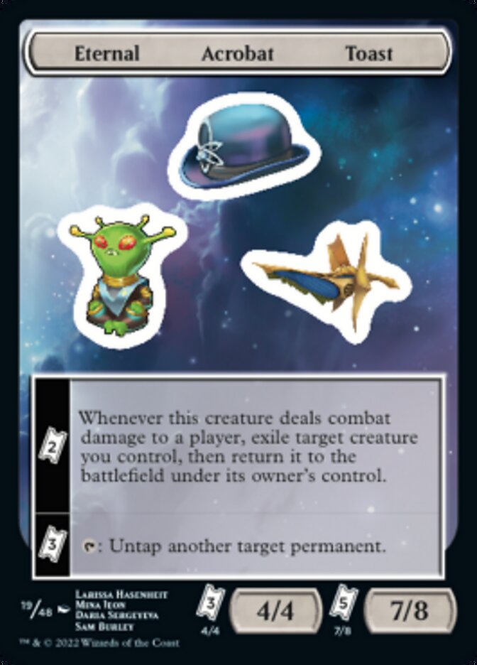 Eternal Acrobat Toast [Unfinity Stickers] - The Mythic Store | 24h Order Processing