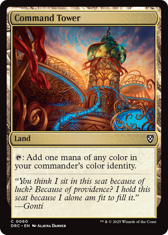 Command Tower (0060) [Aetherdrift Commander] - The Mythic Store | 24h Order Processing