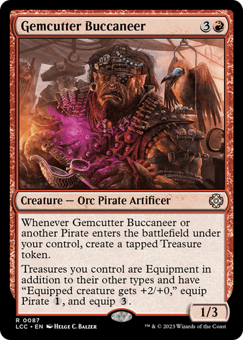 Gemcutter Buccaneer [The Lost Caverns of Ixalan Commander] - The Mythic Store | 24h Order Processing
