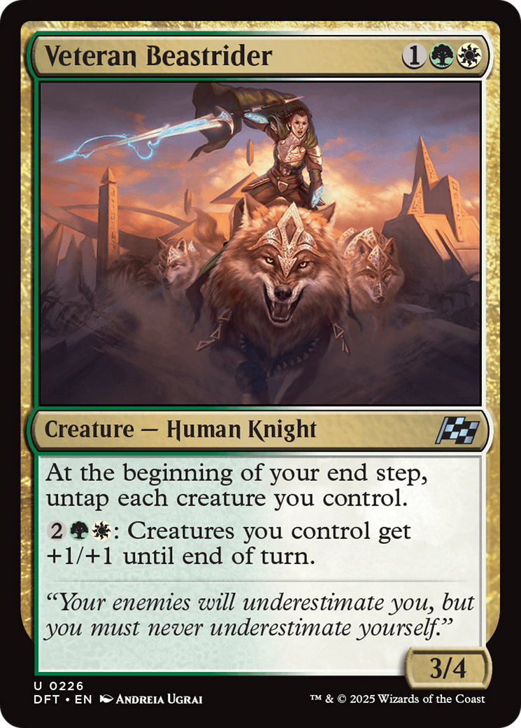 Veteran Beastrider [Aetherdrift] - The Mythic Store | 24h Order Processing