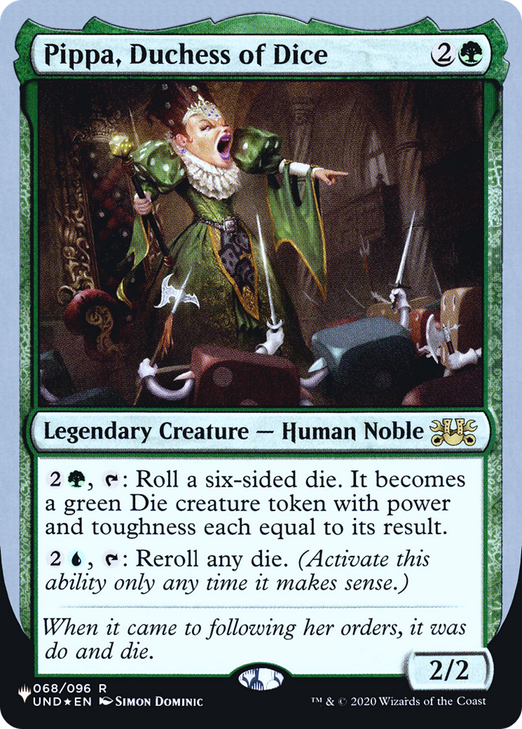 Pippa, Duchess of Dice (Unfinity Foil Edition) [The List] - The Mythic Store | 24h Order Processing