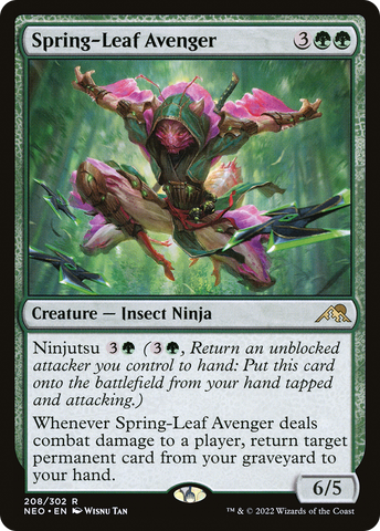 Spring-Leaf Avenger [Kamigawa: Neon Dynasty] - The Mythic Store | 24h Order Processing