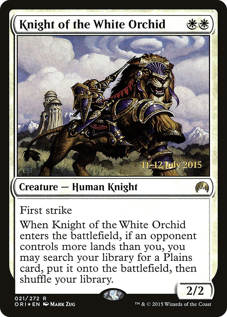 Knight of the White Orchid [Magic Origins Prerelease Promos] - The Mythic Store | 24h Order Processing