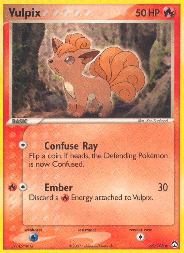 Vulpix (69/108) [EX: Power Keepers] - The Mythic Store | 24h Order Processing