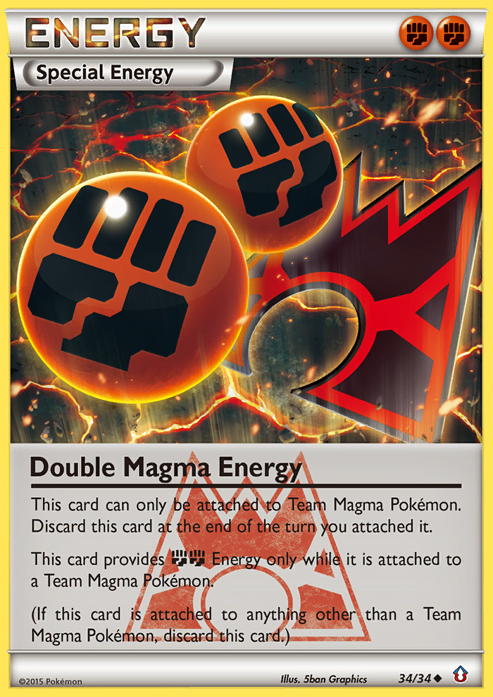 Double Magma Energy (34/34) [XY: Double Crisis] - The Mythic Store | 24h Order Processing