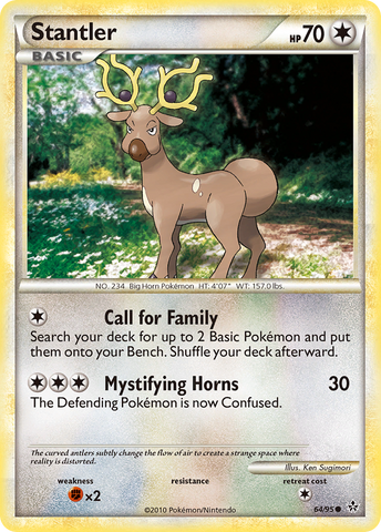 Stantler (64/95) [HeartGold & SoulSilver: Unleashed] - The Mythic Store | 24h Order Processing