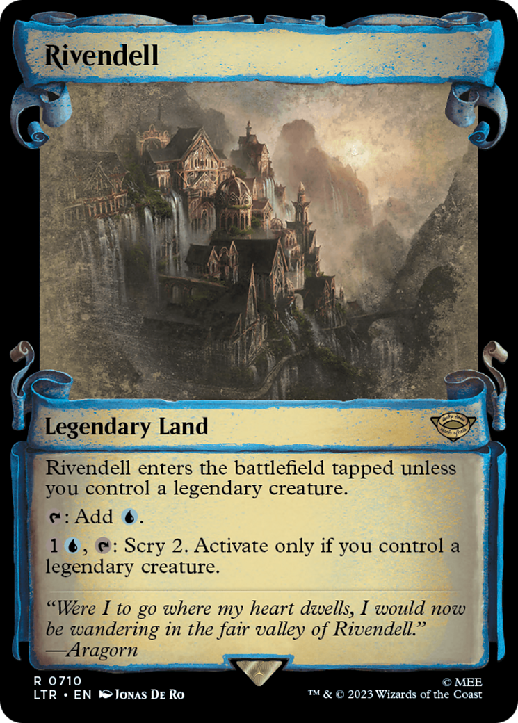 Rivendell [The Lord of the Rings: Tales of Middle-Earth Showcase Scrolls] - The Mythic Store | 24h Order Processing