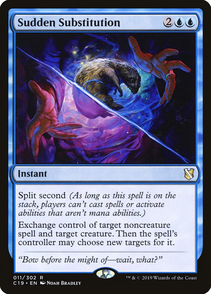Sudden Substitution [Commander 2019] - The Mythic Store | 24h Order Processing