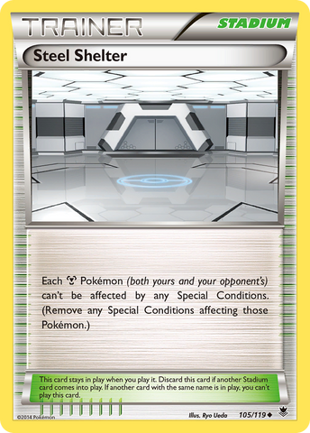 Steel Shelter (105/119) [XY: Phantom Forces] - The Mythic Store | 24h Order Processing