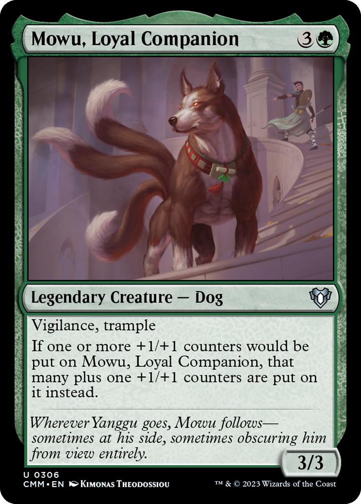 Mowu, Loyal Companion [Commander Masters] - The Mythic Store | 24h Order Processing