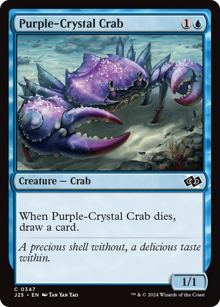 Purple-Crystal Crab [Foundations Jumpstart] - The Mythic Store | 24h Order Processing