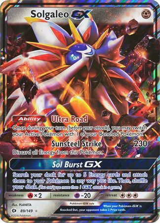 Solgaleo GX (89/149) (Jumbo Card) [Sun & Moon: Base Set] - The Mythic Store | 24h Order Processing