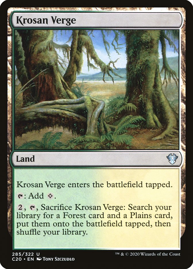 Krosan Verge [Commander 2020] - The Mythic Store | 24h Order Processing