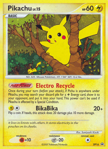 Pikachu (DP16) [Diamond & Pearl: Black Star Promos] - The Mythic Store | 24h Order Processing