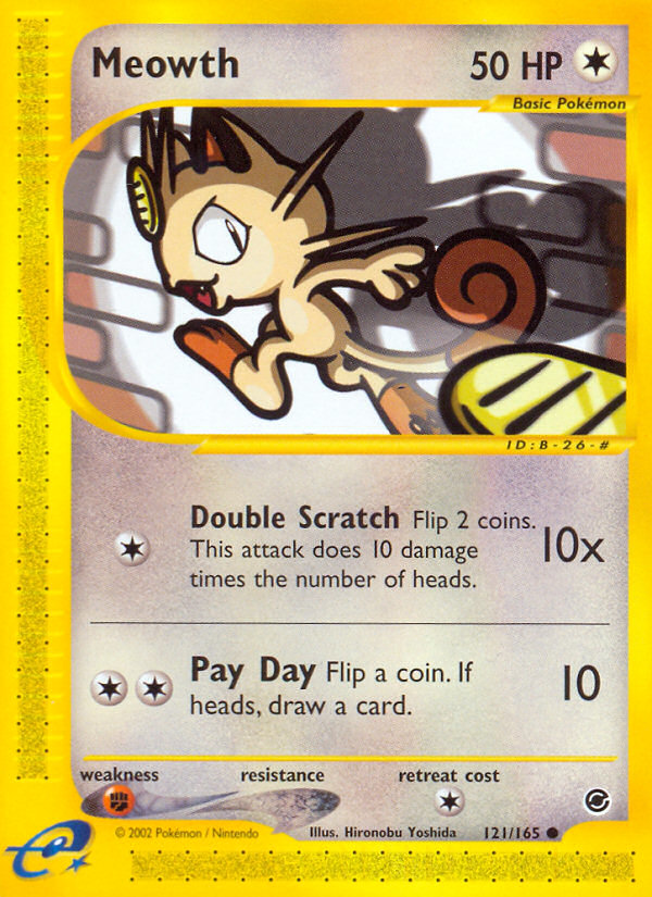 Meowth (121/165) [Expedition: Base Set] - The Mythic Store | 24h Order Processing