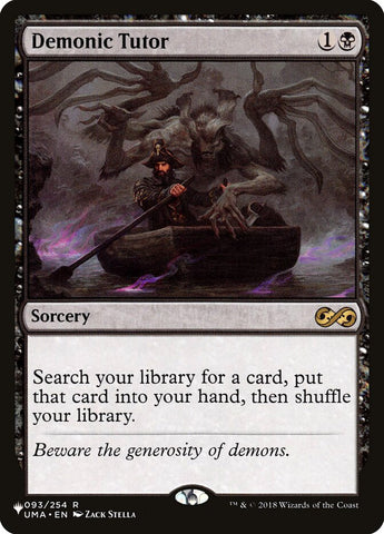 Demonic Tutor [The List] - The Mythic Store | 24h Order Processing