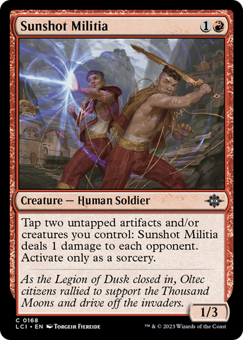 Sunshot Militia [The Lost Caverns of Ixalan] - The Mythic Store | 24h Order Processing