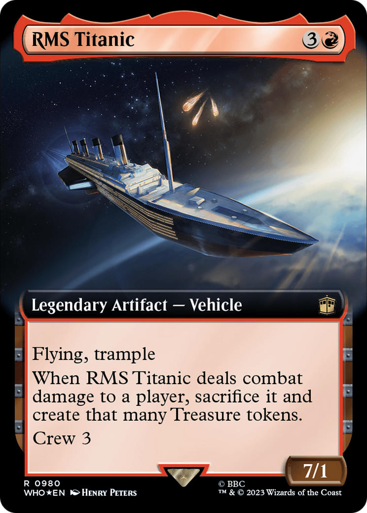 RMS Titanic (Extended Art) (Surge Foil) [Doctor Who] - The Mythic Store | 24h Order Processing