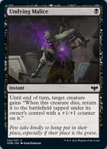 Undying Malice [Innistrad: Crimson Vow] - The Mythic Store | 24h Order Processing