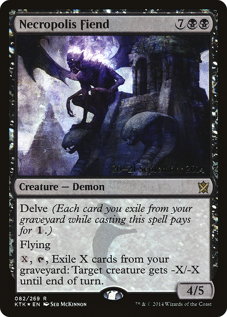 Necropolis Fiend [Khans of Tarkir Prerelease Promos] - The Mythic Store | 24h Order Processing