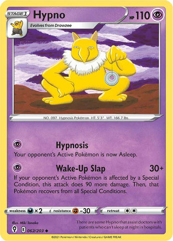 Hypno (062/203) [Sword & Shield: Evolving Skies] - The Mythic Store | 24h Order Processing