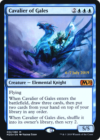 Cavalier of Gales [Core Set 2020 Prerelease Promos] - The Mythic Store | 24h Order Processing
