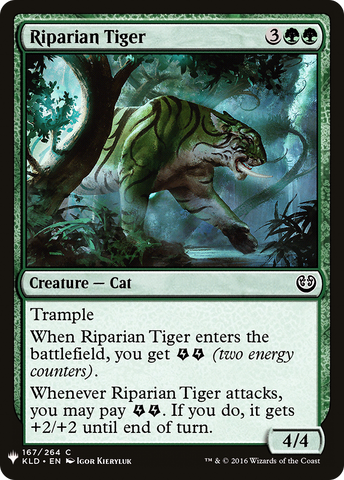 Riparian Tiger [Mystery Booster] - The Mythic Store | 24h Order Processing