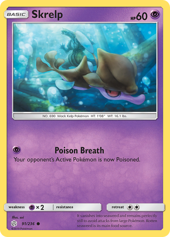 Skrelp (91/236) [Sun & Moon: Cosmic Eclipse] - The Mythic Store | 24h Order Processing