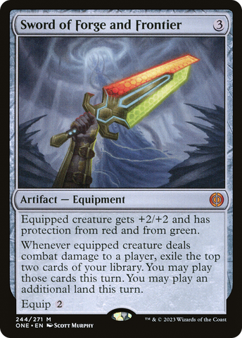 Sword of Forge and Frontier [Phyrexia: All Will Be One] - The Mythic Store | 24h Order Processing