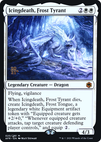 Icingdeath, Frost Tyrant [Dungeons & Dragons: Adventures in the Forgotten Realms Prerelease Promos] - The Mythic Store | 24h Order Processing