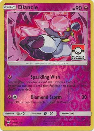 Diancie (94/147) (League Promo) [Sun & Moon: Burning Shadows] - The Mythic Store | 24h Order Processing