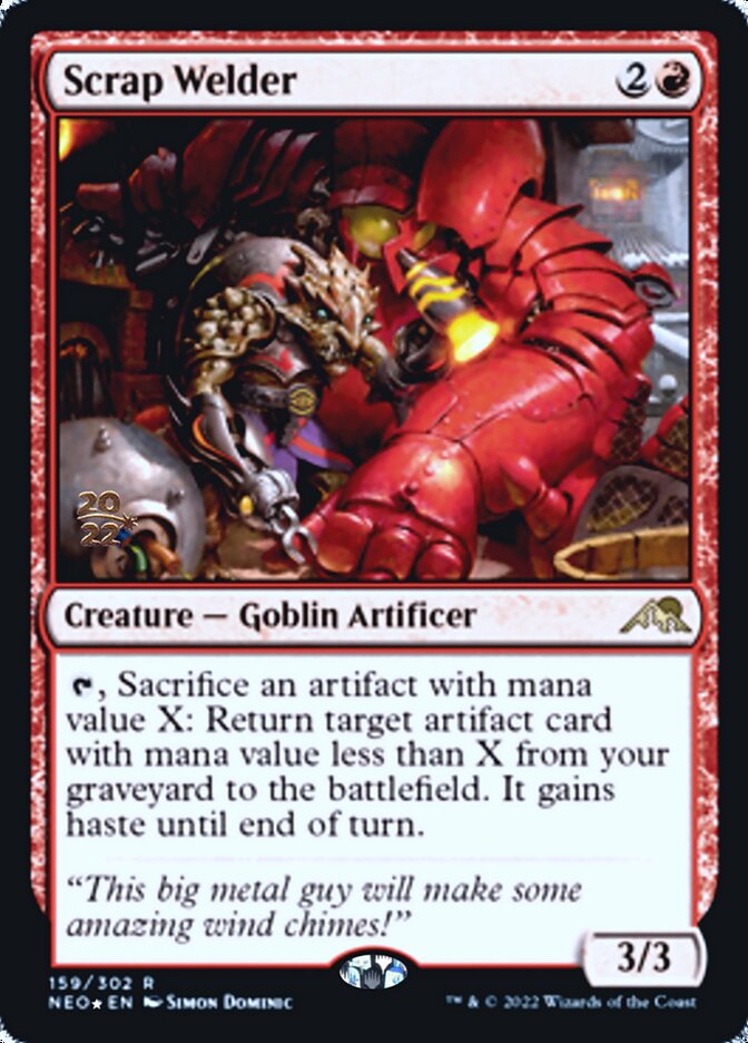 Scrap Welder [Kamigawa: Neon Dynasty Prerelease Promos] - The Mythic Store | 24h Order Processing