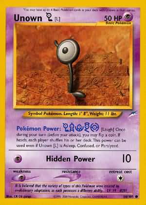 Unown [L] (86/105) [Neo Destiny Unlimited] - The Mythic Store | 24h Order Processing