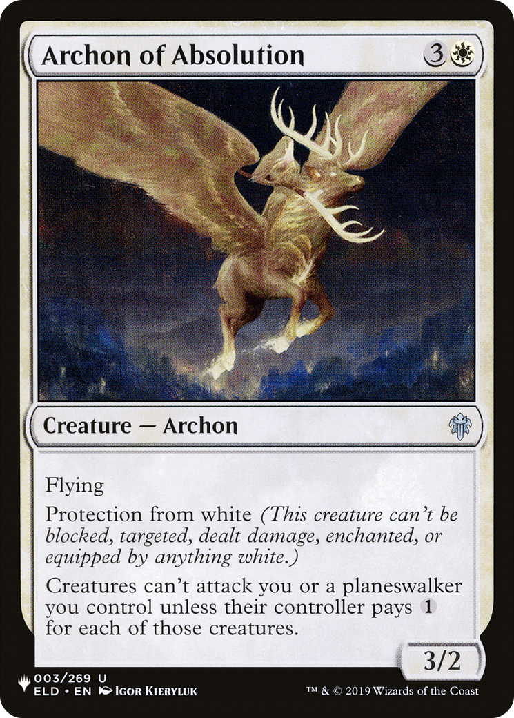 Archon of Absolution [The List Reprints] - The Mythic Store | 24h Order Processing