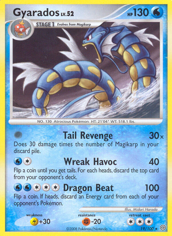 Gyarados (19/100) (Theme Deck Exclusive) [Diamond & Pearl: Stormfront] - The Mythic Store | 24h Order Processing