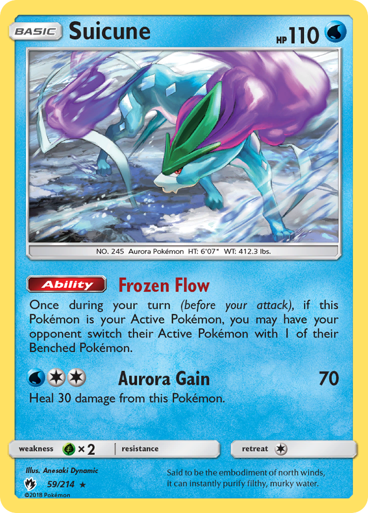 Suicune (59/214) [Sun & Moon: Lost Thunder] - The Mythic Store | 24h Order Processing