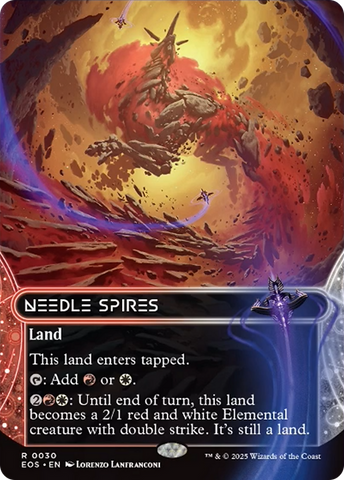 Needle Spires (0030) (Borderless) [Edge of Eternities: Stellar Sights] - The Mythic Store | 24h Order Processing