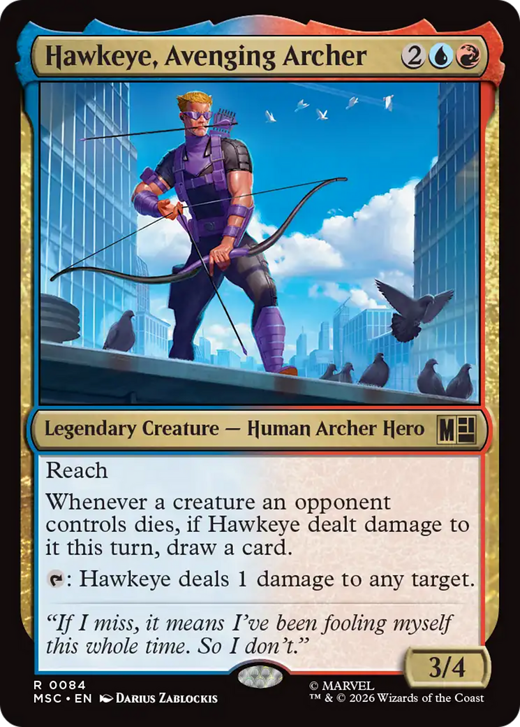Hawkeye, Avenging Archer [Marvel Super Heroes Commander] - The Mythic Store | 24h Order Processing