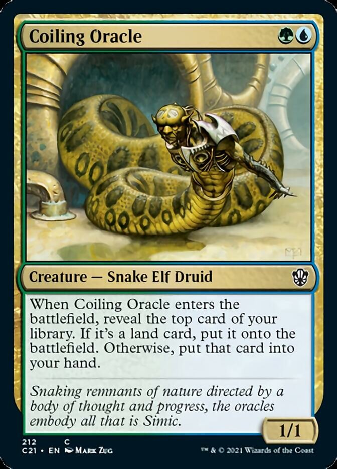 Coiling Oracle [Commander 2021] - The Mythic Store | 24h Order Processing