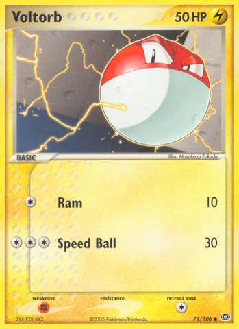 Voltorb (71/106) [EX: Emerald] - The Mythic Store | 24h Order Processing