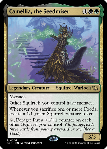 Camellia, the Seedmiser (Promo Pack) [Bloomburrow Promos] - The Mythic Store | 24h Order Processing