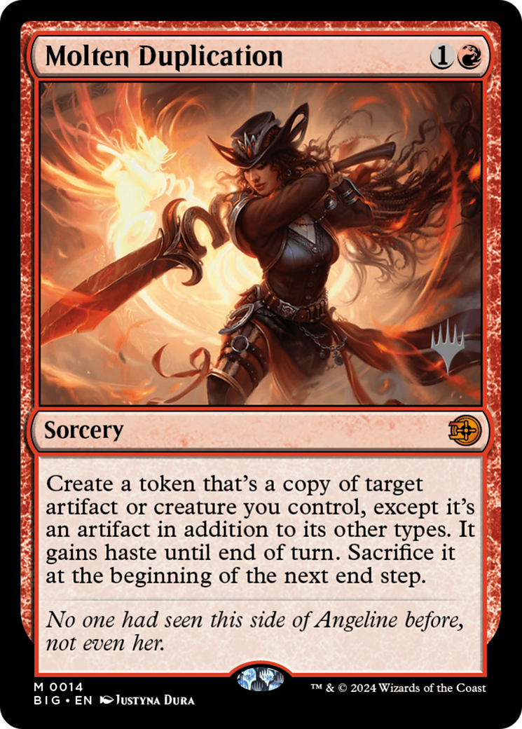 Molten Duplication [Outlaws of Thunder Junction: The Big Score Promos] - The Mythic Store | 24h Order Processing