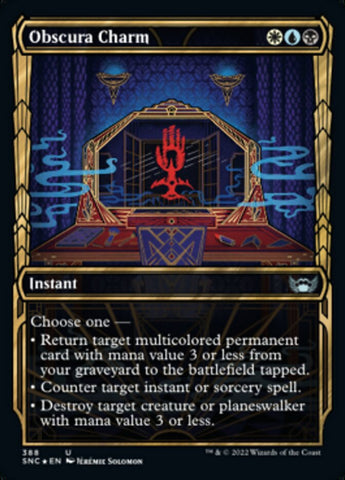 Obscura Charm (Showcase Golden Age Gilded Foil) [Streets of New Capenna] - The Mythic Store | 24h Order Processing