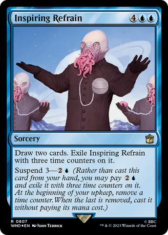 Inspiring Refrain (Surge Foil) [Doctor Who] - The Mythic Store | 24h Order Processing